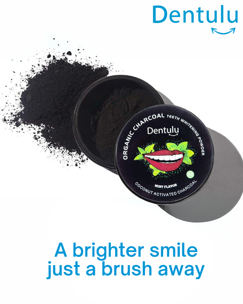 Organic Charcoal Teeth Whitening Powder( B.O.G.O Deal)
