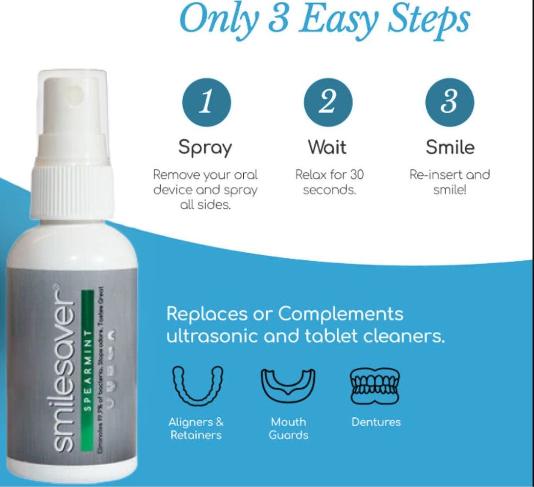 SmileSaver– Daily Cleaner for Aligners, Retainers & Oral Appliances