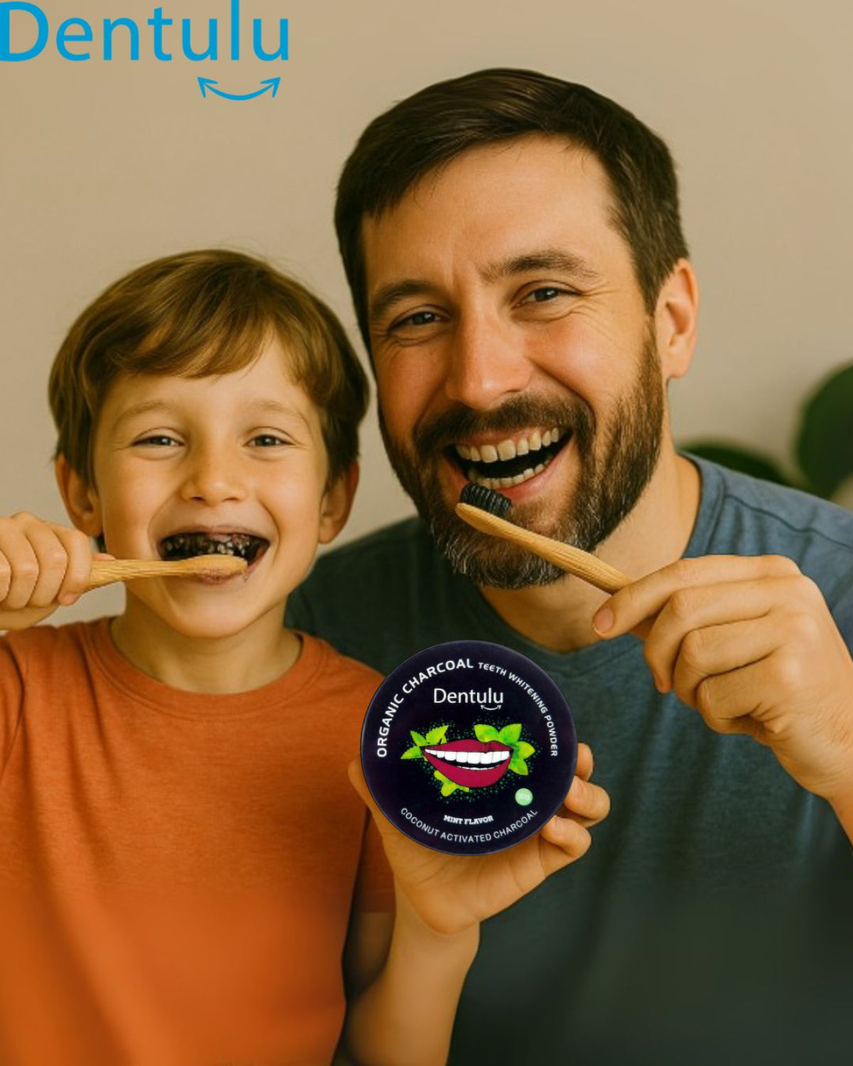 Organic Charcoal Teeth Whitening Powder( B.O.G.O Deal)