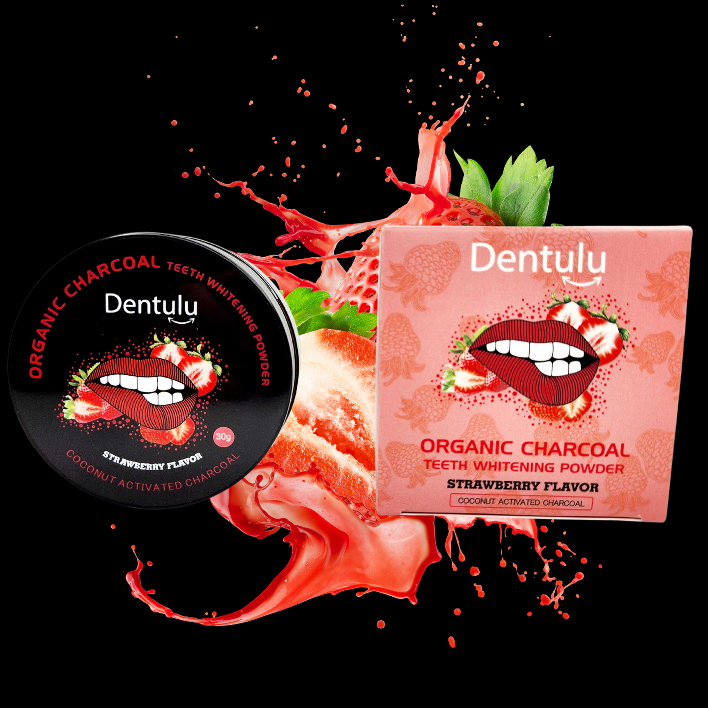 Organic Charcoal Teeth Whitening Powder