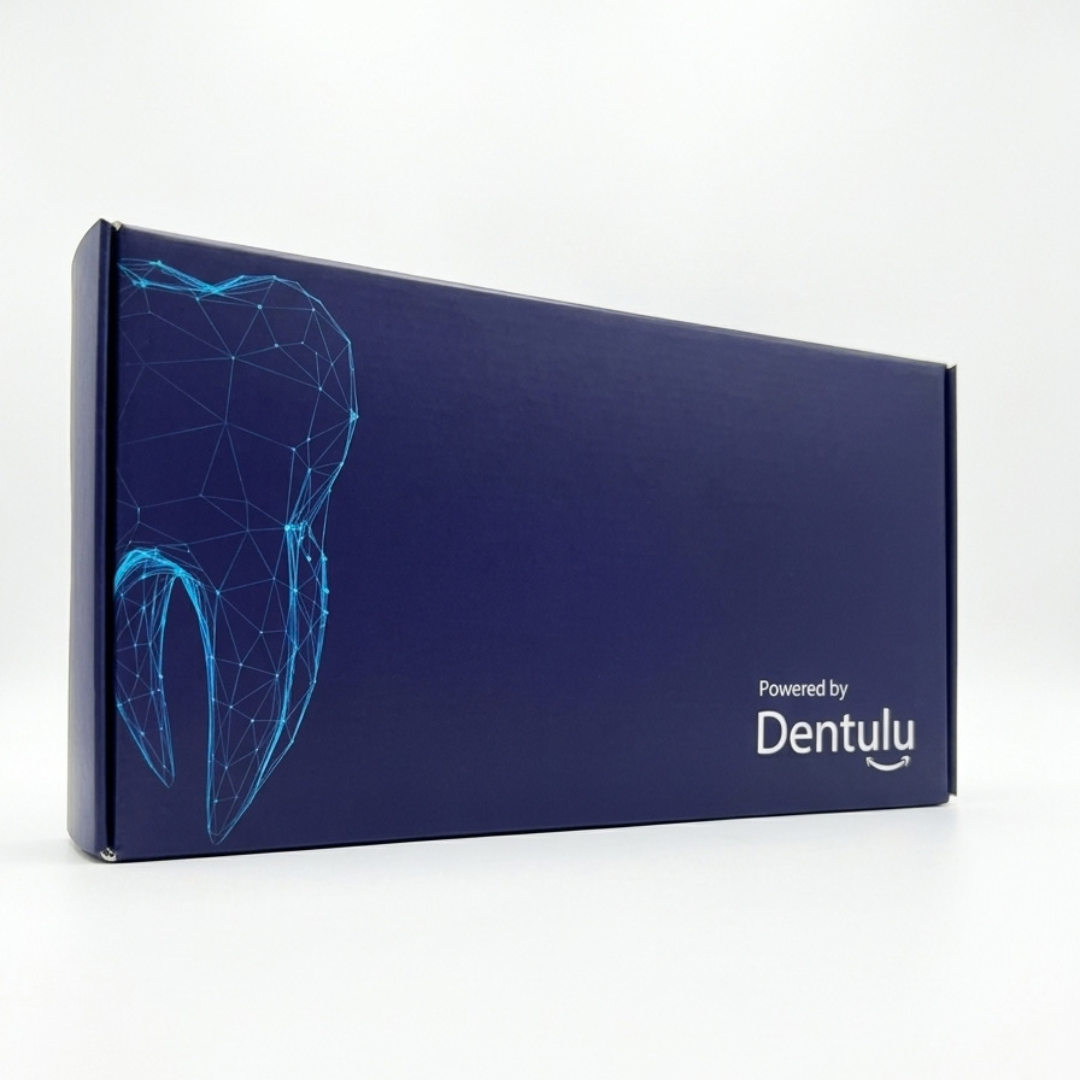 At-Home Dentulu Impression Kit – Professional Dental Mold Kit with Impression Material, Trays, Shade Guide & Return Envelope