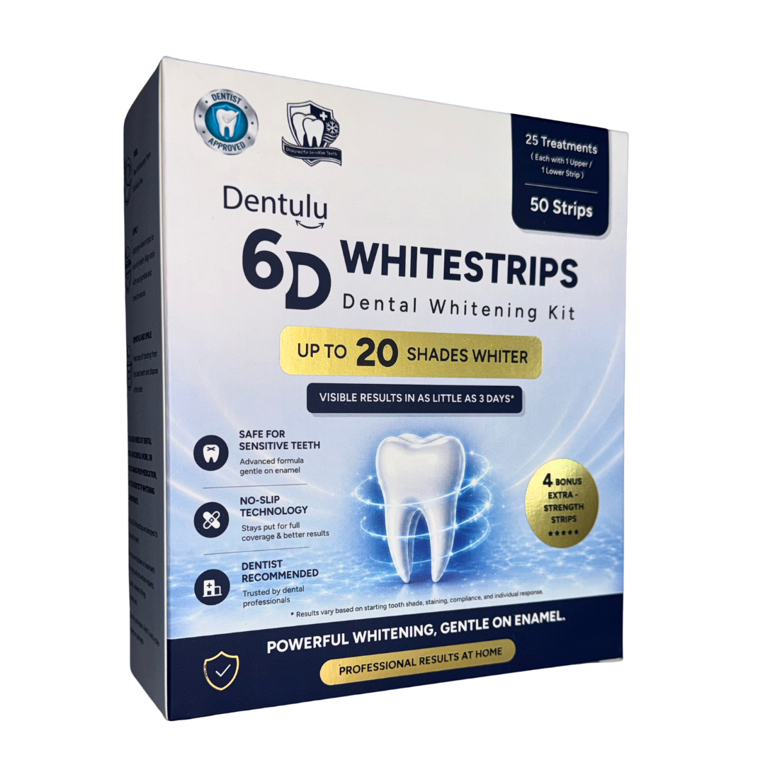 Dentulu 6D Whitestrips - Dental Whitening Kit