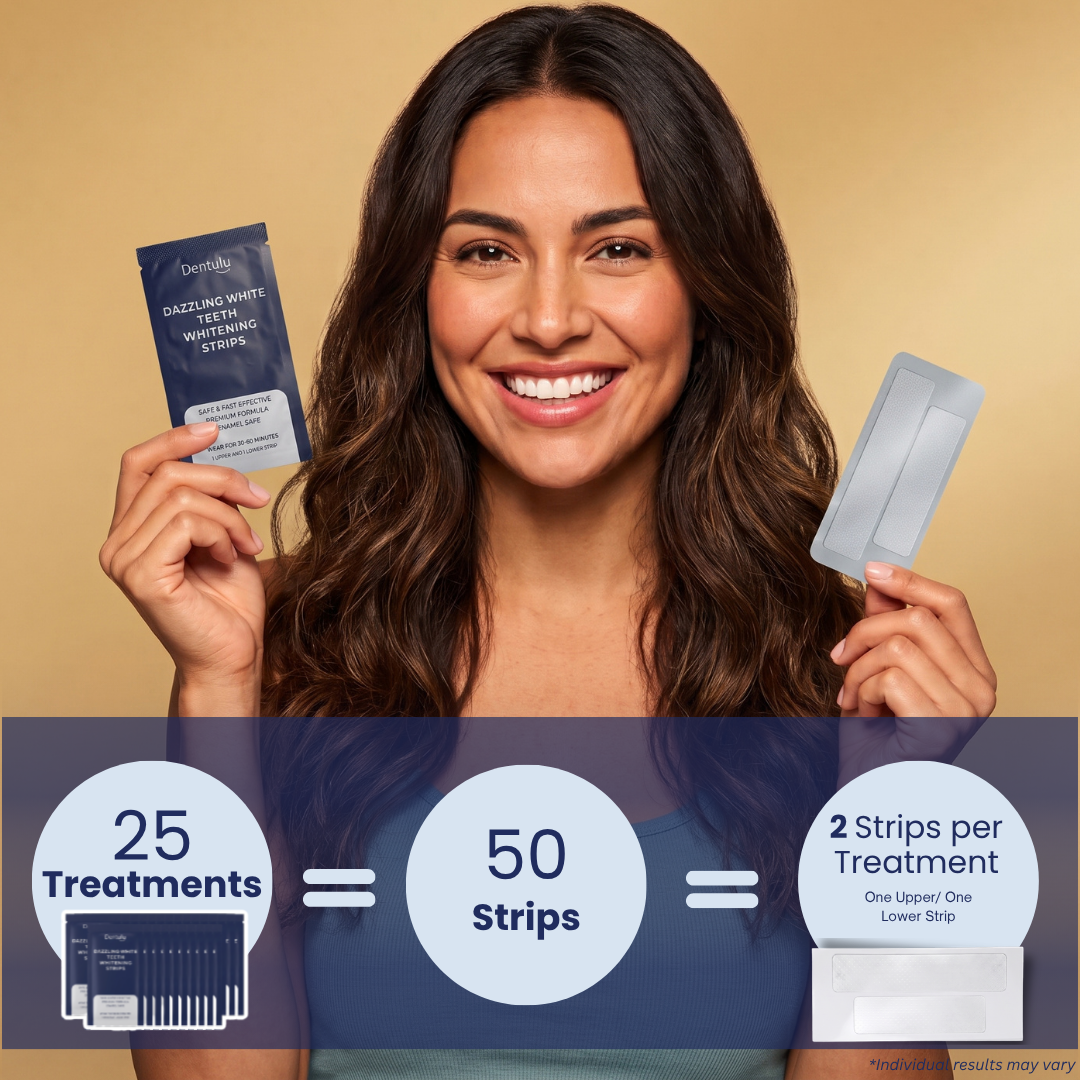 Dentulu 6D Whitening Strips - Dental Whitening Kit