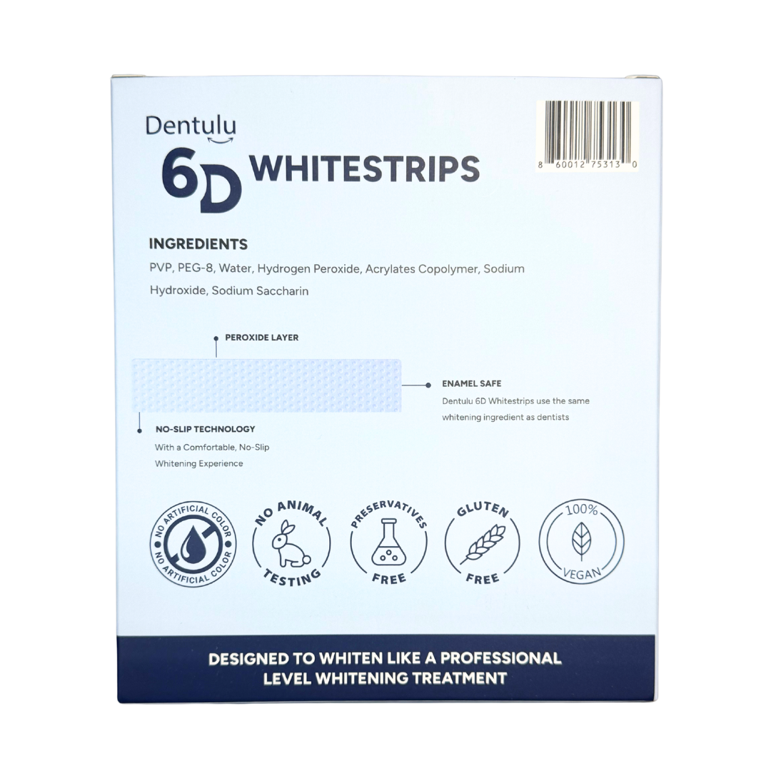 Dentulu 6D Whitestrips - Dental Whitening Kit