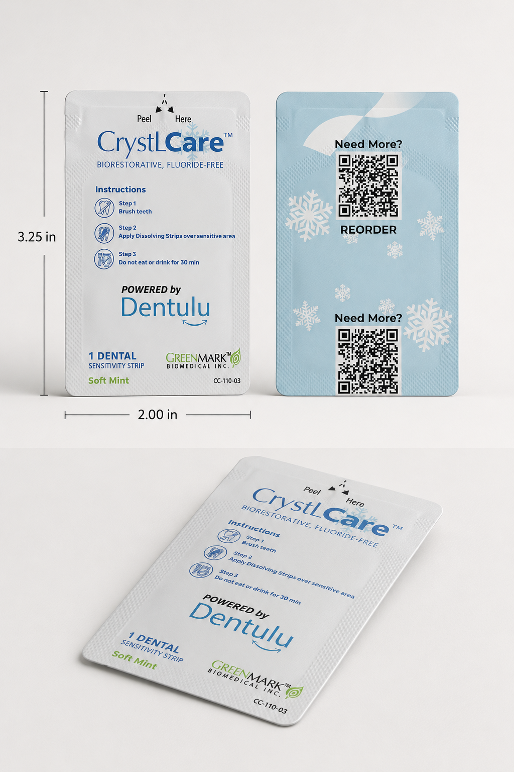 Stop Tooth Sensitivity Fast | CrystLCare™ Enamel Strips