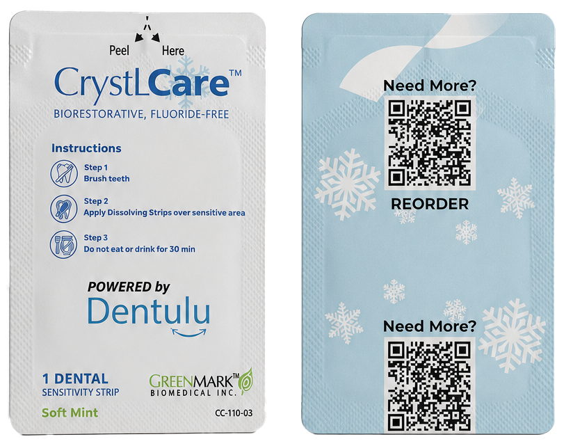 Stop Tooth Sensitivity Fast | CrystLCare™ Enamel Strips