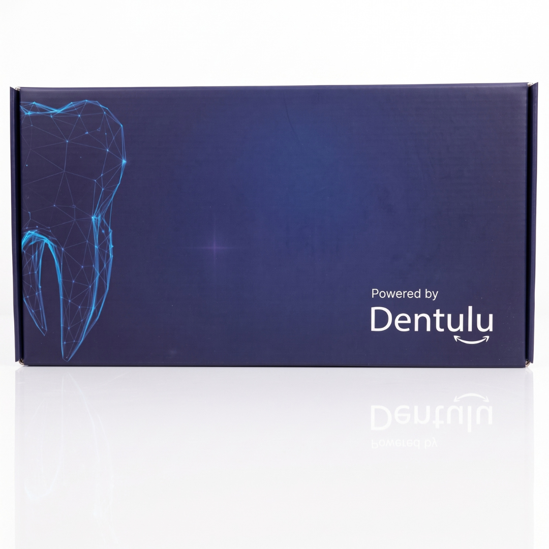 At-Home Dentulu Impression Kit – Professional Dental Mold Kit with Impression Material, Trays, Shade Guide & Return Envelope